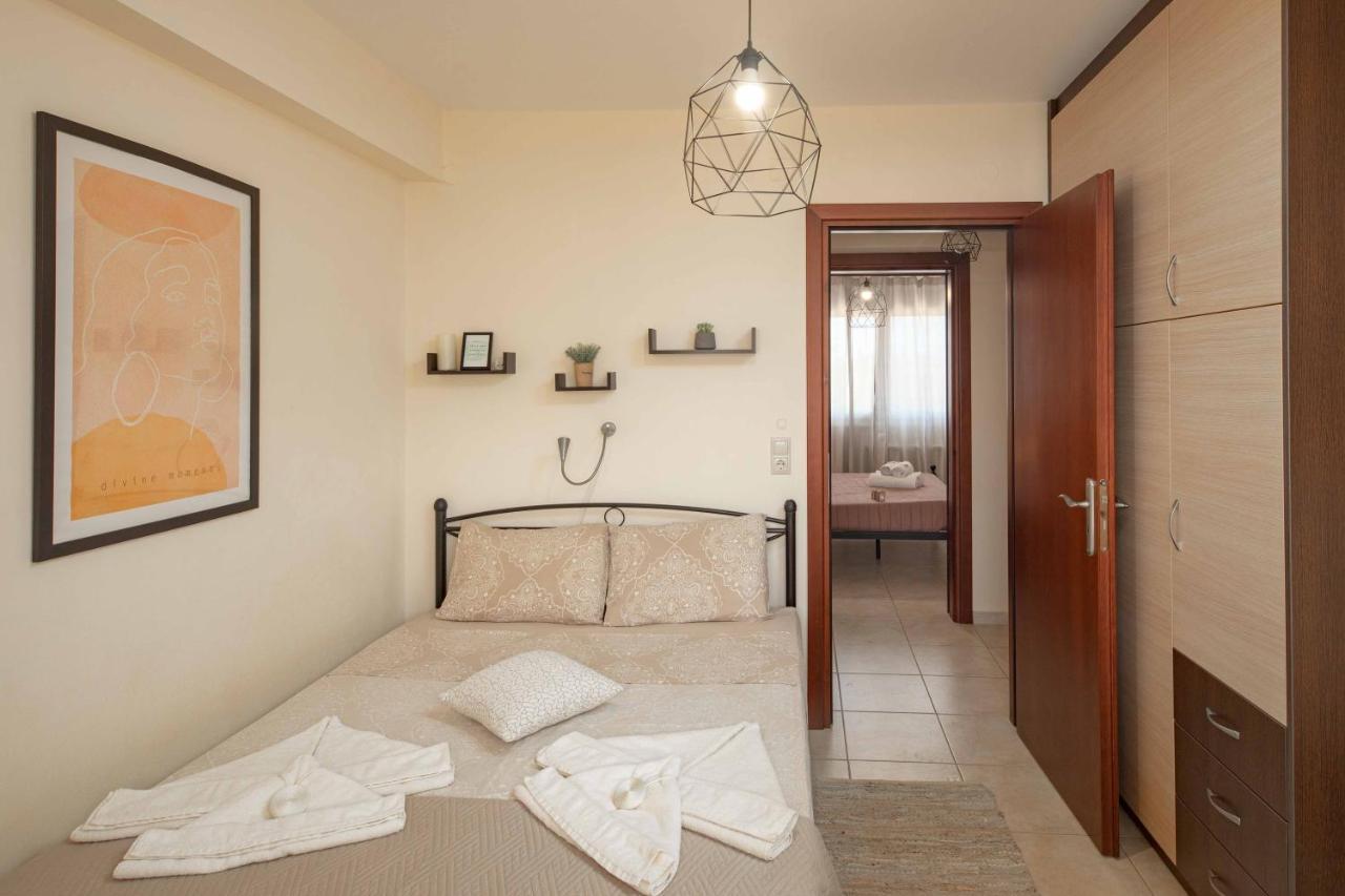 Villa Melenia For Family Holidays By The Beach 阿齐亚·佩拉加 外观 照片